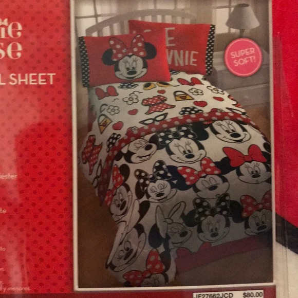 red minnie mouse comforter set